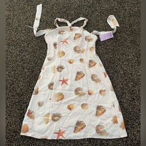 Wild fable Cream Seashell Print Dress size XS NWT